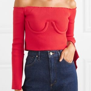 Orseund Iris Cropped Knit Top
